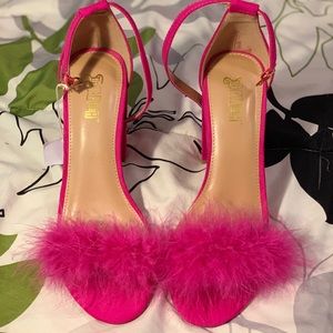 Cute hot pink heels